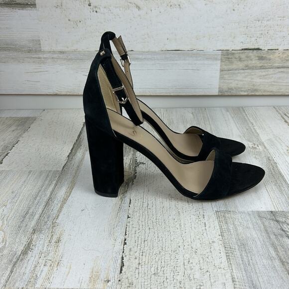 Sam Edelman Yaro Womens sz 9M black suede block heel sandals new - Picture 6 of 9